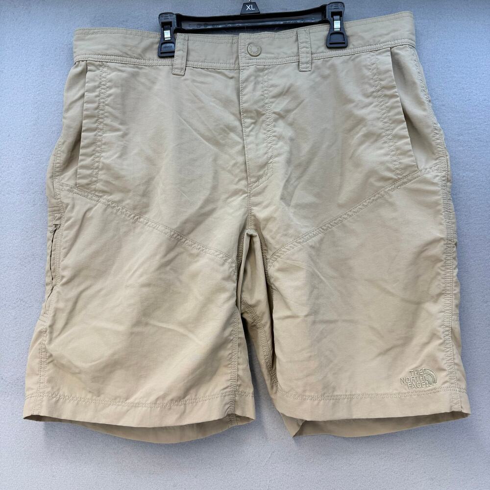 The North Face Shorts Men's 36 Khaki Hiking Shorts Outdoor Gear Gorpcore